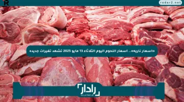 «أسعار نارية».. أسعار اللحوم اليوم الثلاثاء 13 مايو 2025 تشهد تغيرات جديدة